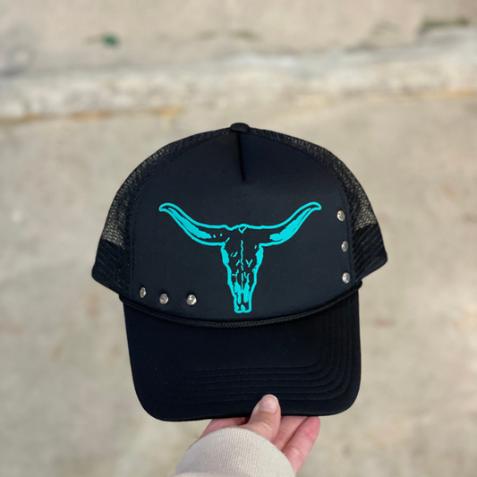 Rivet Longhorn Cap