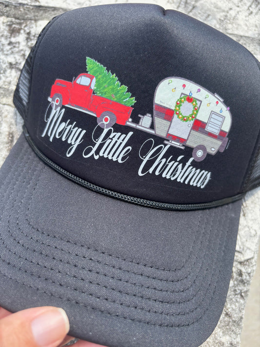 Merry Little Christmas Cap