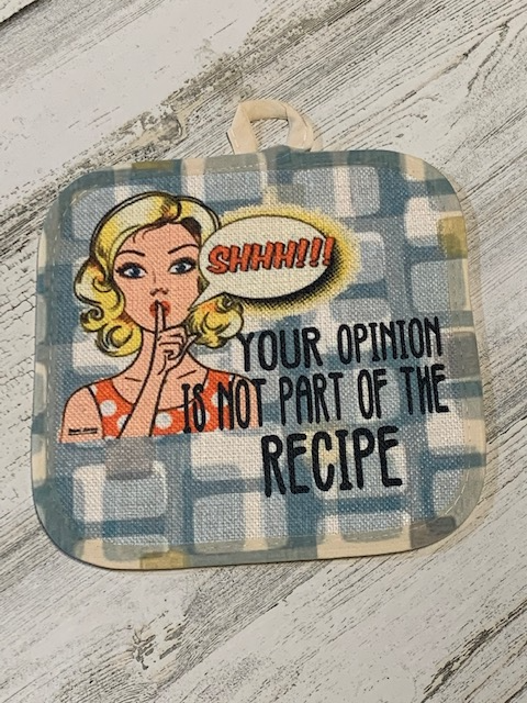 Shhh pot holder
