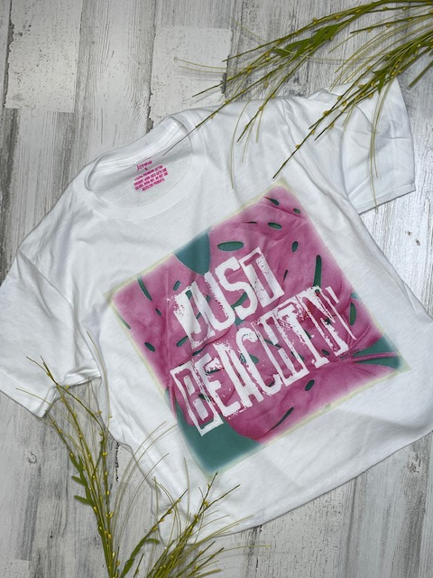Just Beachin' tee