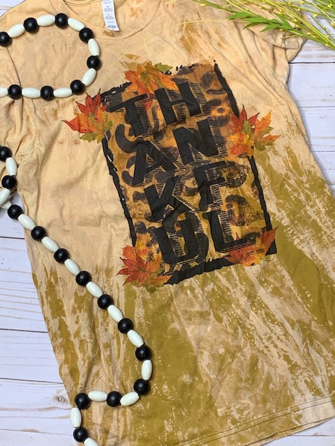 Thankful Block letters