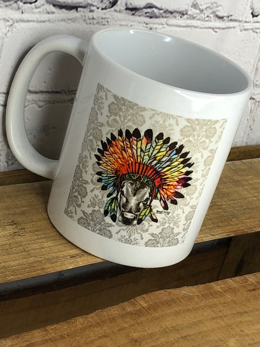 Neon Headdress cow
