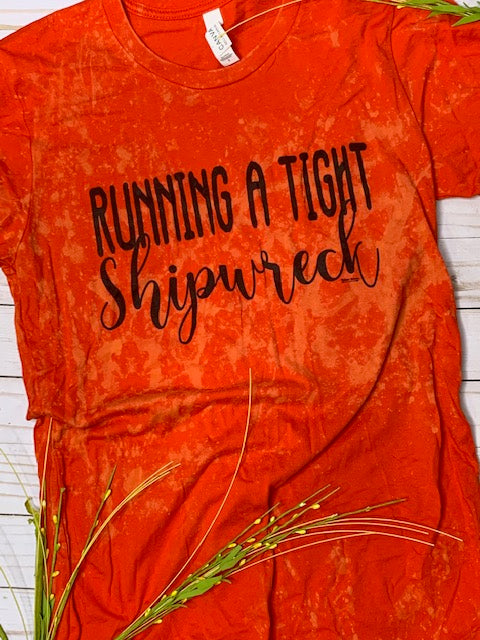 Running a tight shipwreck