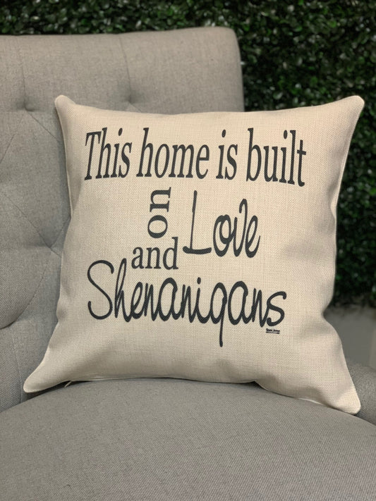 Shenanigans pillow