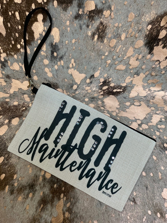 High Maintenance wristlet