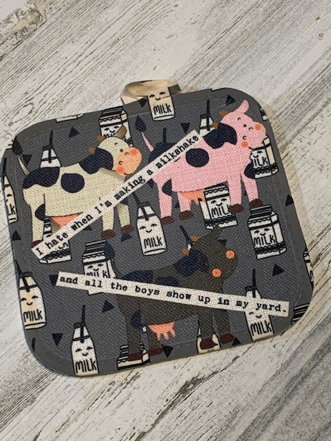 Milkshake pot holder