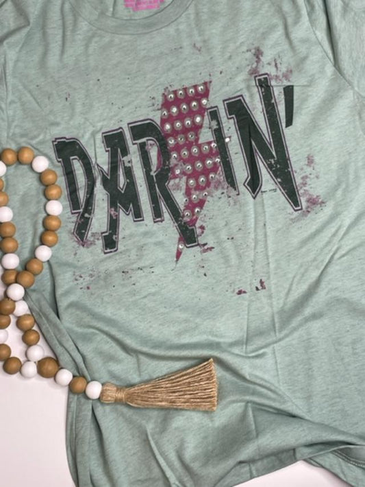 Darlin-pink and turquoise