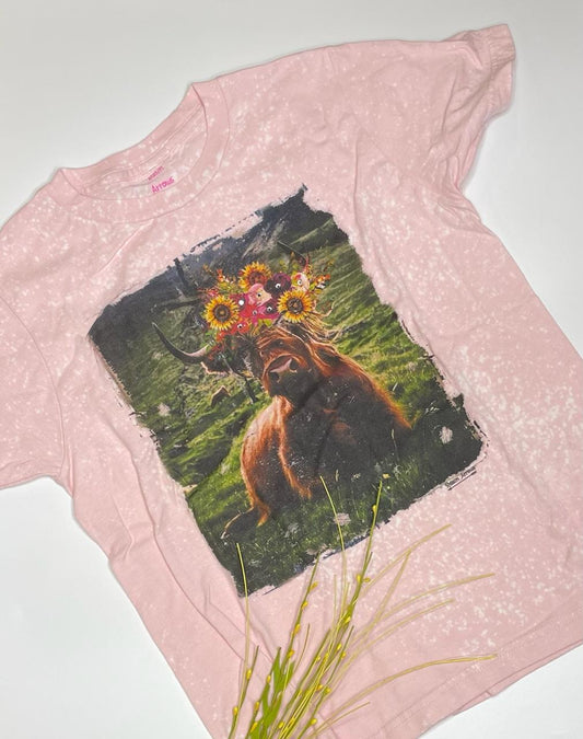 Kids Sunflower Cow