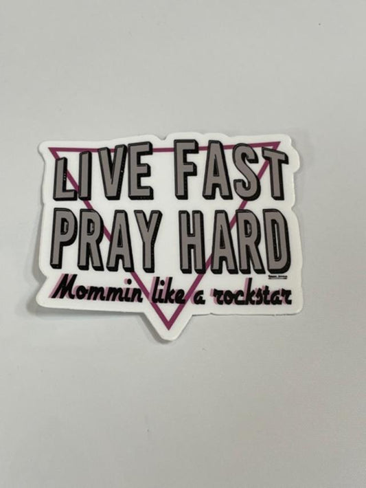 Live fast sticker (set of 3)