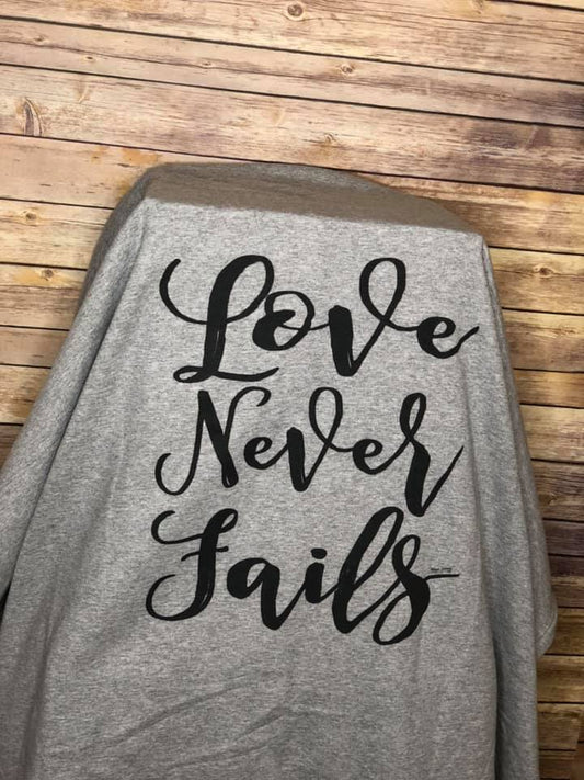 Love Never Fails Throw