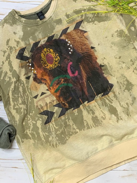 Painted Buffalo Sweatshirt