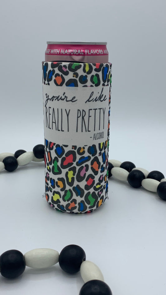 Really pretty-alcohol can koolie