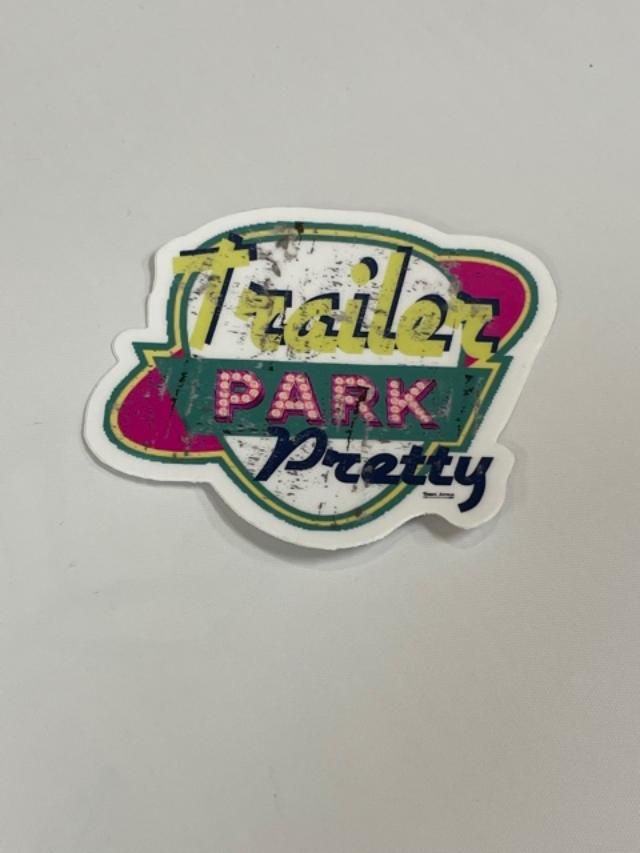 Trailer Park Pretty sticker (set of 3)